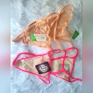 Lace Thong Underwear 4 Pcs Bundle New With Tags! XS/ Small